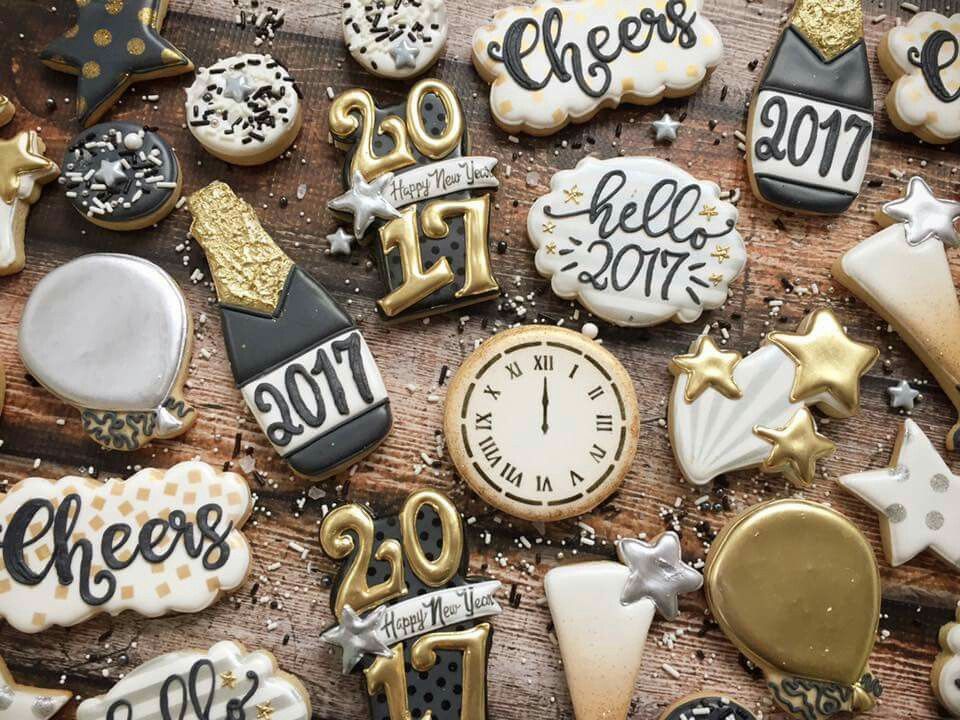 New Year's cookies